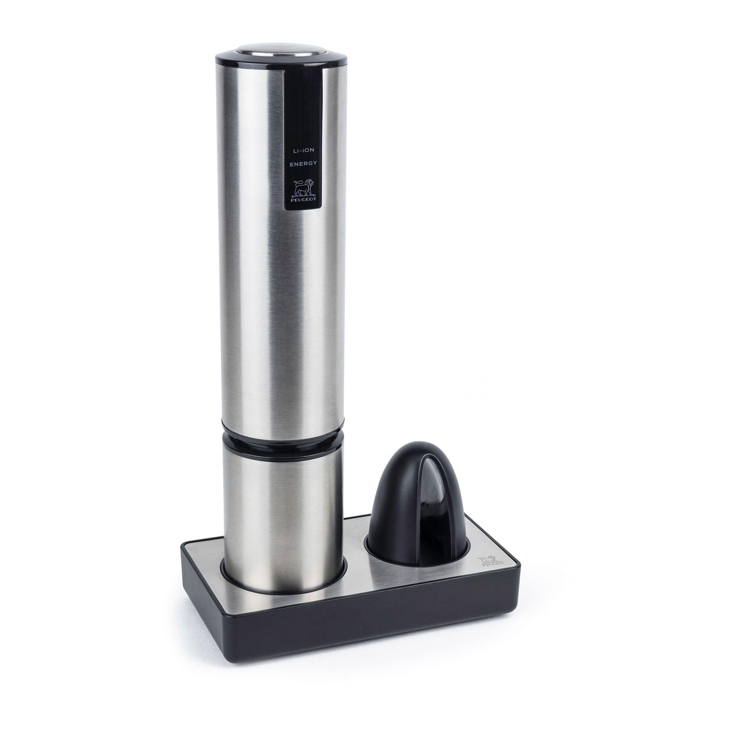 KORKENZIEHER Elektrisch Elis Touch Edelstahl - Grau, Metall (8cm) - PEUGEOT