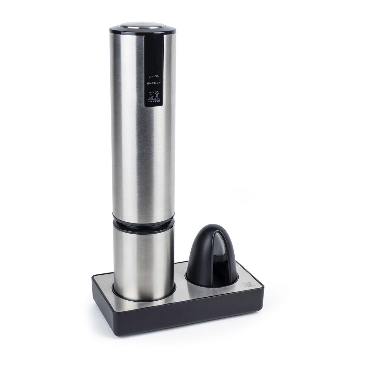 KORKENZIEHER Elektrisch Elis Touch Edelstahl - Grau, Metall (8cm) - PEUGEOT