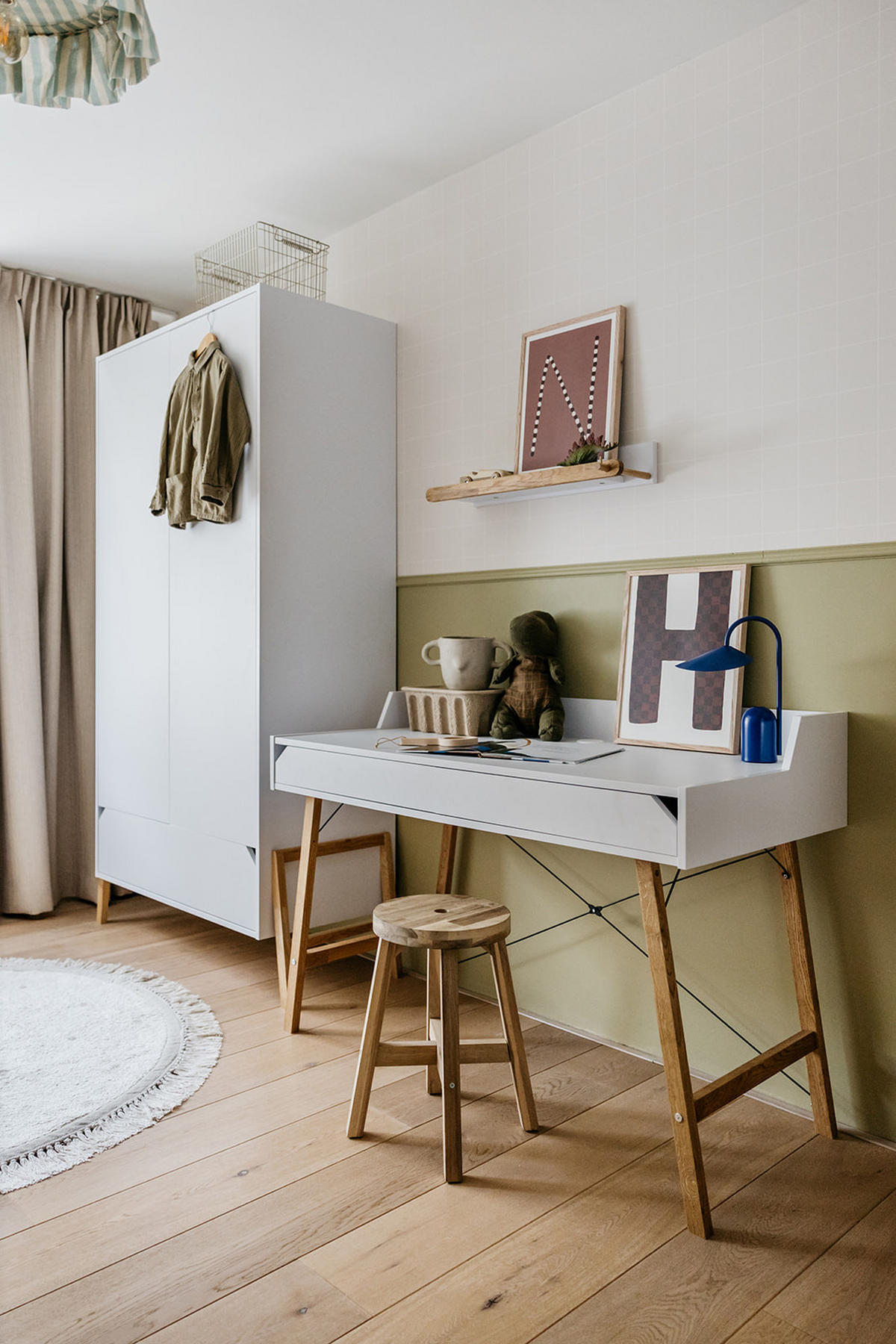 KINDERSCHREIBTISCH Lotta - Weiß, Holzwerkstoff (120/76/60cm) - RAUMHIRSCH FURNITURE