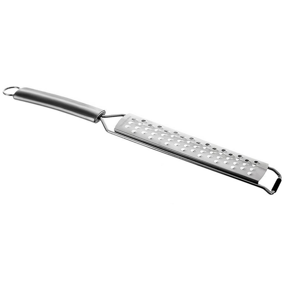 KÜCHENREIBE Flachstahl 38 cm - Silberfarben, Metall (4/38/1.5cm) - Orion 