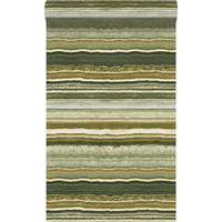 TAPETE Marmor-Optik 53 cm x 10.05 m - Gelb, Papier (53/1000cm) - Origin Wallcoverings