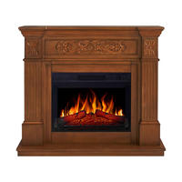 ELEKTROKAMIN Toscana AF23S Eiche – Breite 107 cm, 3D-Flammeneffekt, LED-Beleuchtung, Heizfunktion - Braun, Glas/Holzwerkstoff (106.6/92.5/37cm) - ArtiFlame