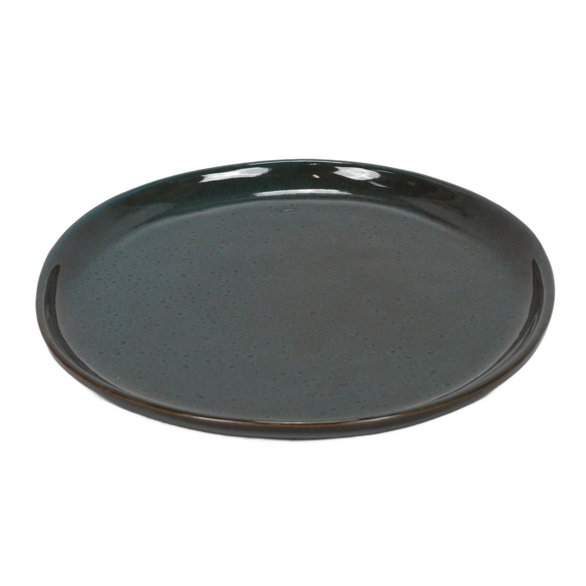 DESSERTTELLER Jade Schwarz 20,8/20,8/1,9 cm - Schwarz, Keramik (21cm) - Secret de Gourmet