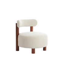 SESSEL Ferentino Braun Ø74/74 cm - Braun, Holz (74/74/74cm) - Light & Living