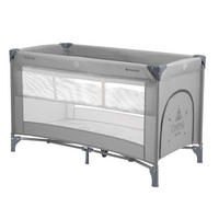 REISEBETT So Gifted dunkelgrau 2 Ebenen Matratze, Tragetasche, Öffnung - Grau, Metall (65/125cm) - Kikka boo