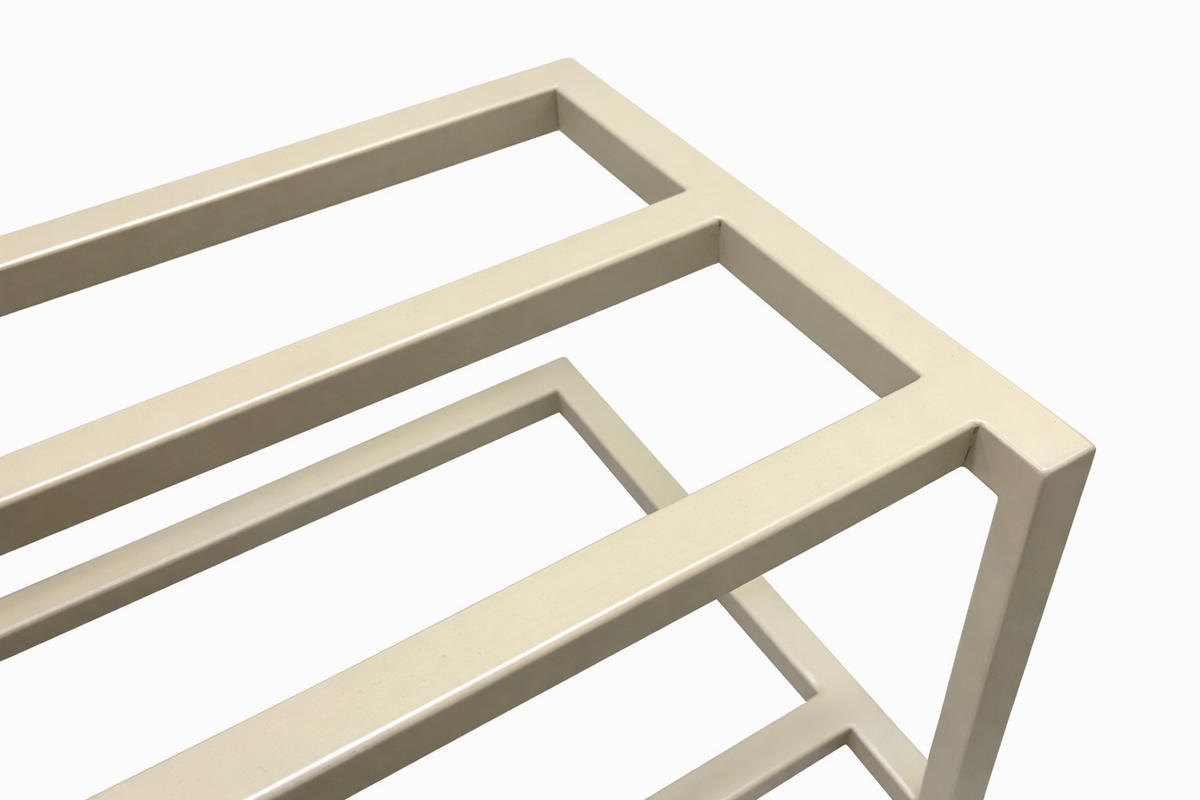 SCHUHABLAGE Stora Beige - Beige, Metall (80/20/30cm) - LOFT42