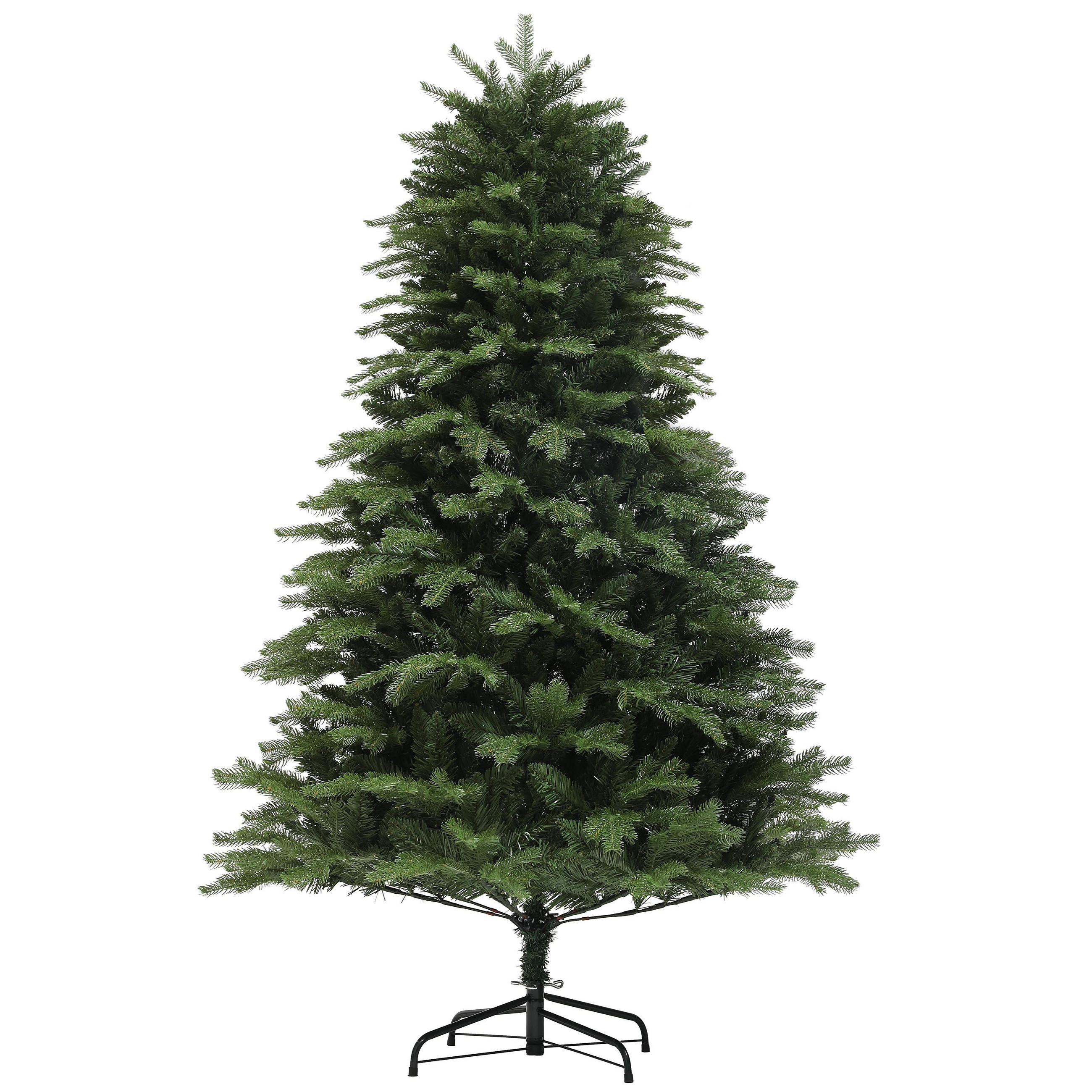 WEIHNACHTSBAUM 180 cm , Alpentanne, naturgetreu, Grün - Grün, Kunststoff (180cm) - HOMCOM