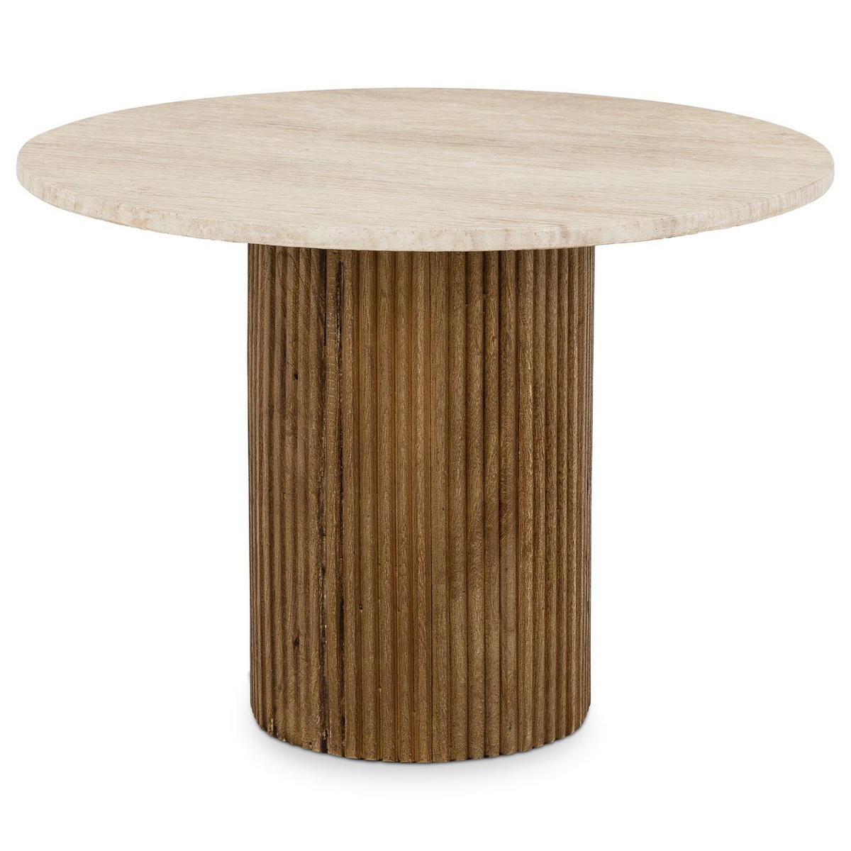 COUCHTISCH MANDI braun/beige - Beige/Braun, Naturmaterialien/Holz (60/60/42cm) - IDIMEX