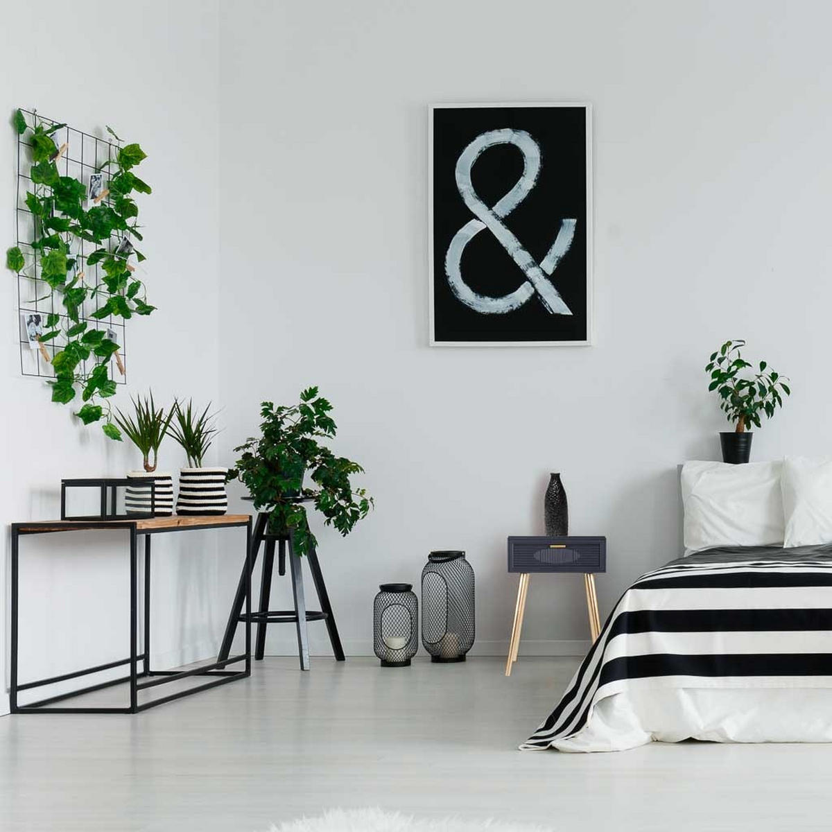 NACHTTISCH aus Holz, grau, 47x39x67cm - Grau, Holzwerkstoff (47/67/39cm) - Wanderlust