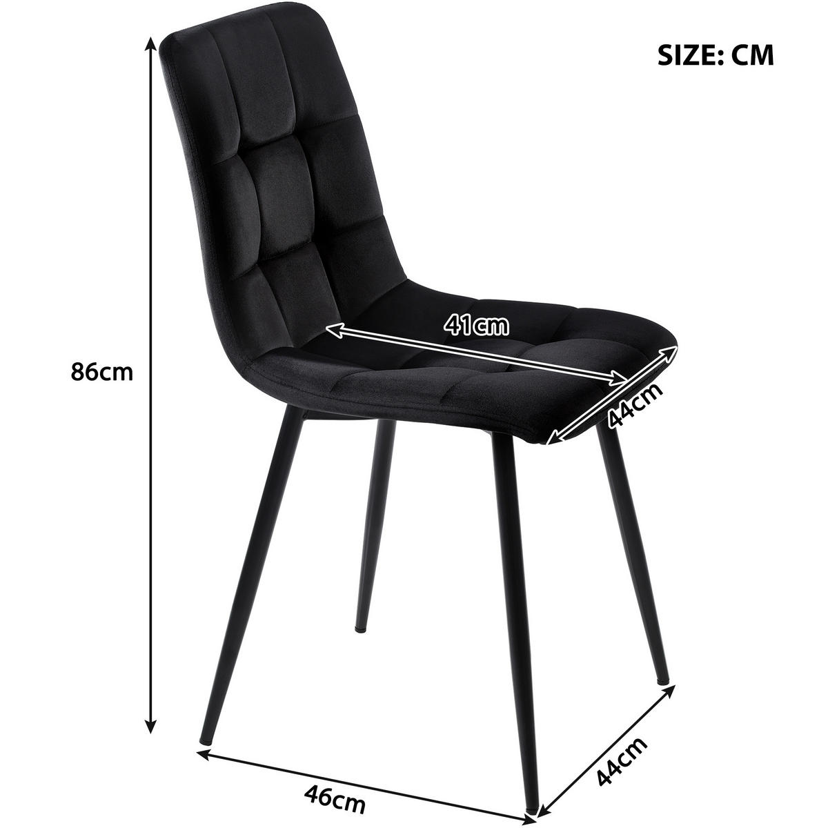 ESSGRUPPE 9-tlg. ausziehbar 140-179,5 x 80 cm Black/White - Schwarz, Metall (80/75.5/179.5cm) - Meubliv