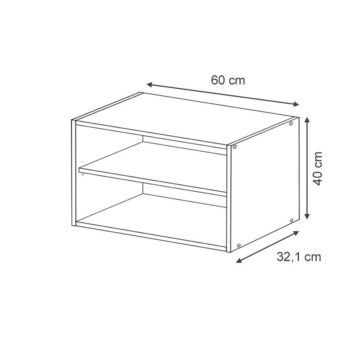 HÄNGESCHRANK Fame-Line, Goldkraft Eiche/Goldkraft Eiche, 60 cm - Honigeiche, Holzwerkstoff (60/40/32.5cm) - Vicco