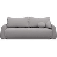 3-SITZER SOFA Nubelle Grau Chenille-Bezug, wasserabweisend - Schwarz/Grau, Kunststoff/Textil (244/85/93cm) - Selsey