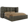 POLSTERBETT FLONELLE CLASSIC 180/200 - Dunkelgrau Velvet - Schaum-Matratze - Dunkelgrau, Textil (180/200cm) - MKS