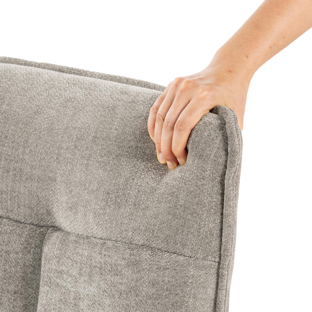 SESSEL Grauer Drehstuhl - Grau, Metall (61/95/67cm) - Meubles Cosy