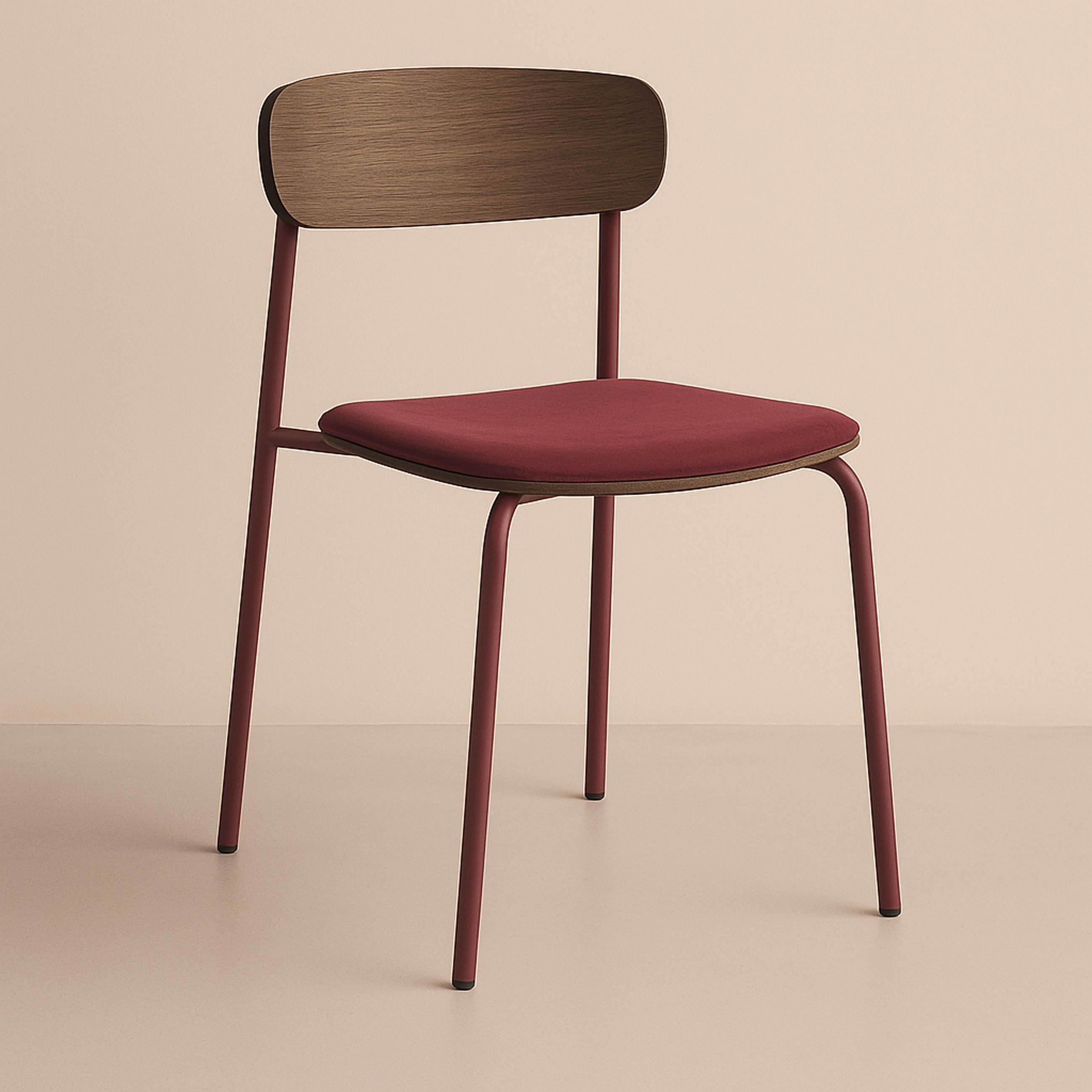 STUHL 2-tlg., Lila - Lila, Holz (46/78/52cm) - Oviala