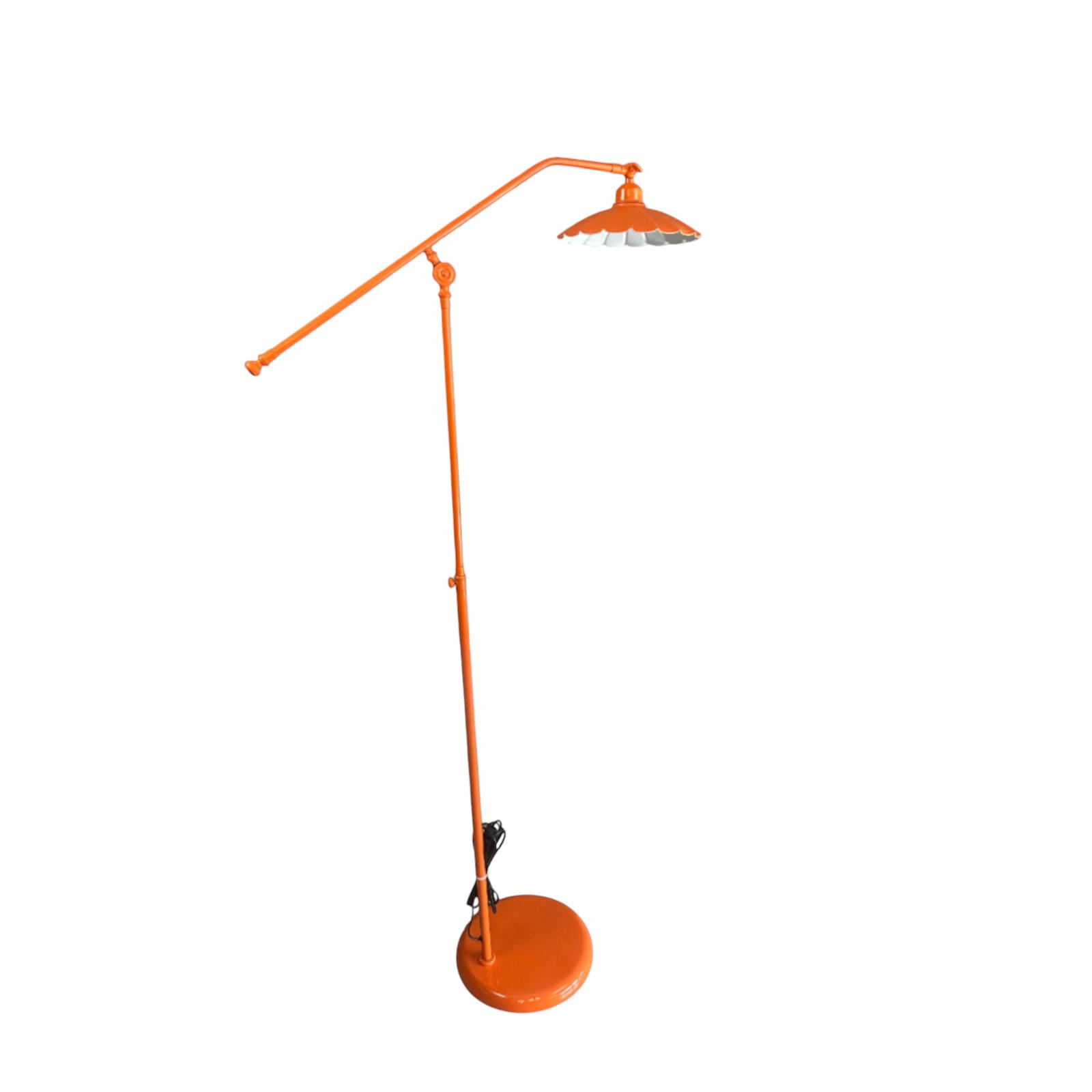 STEHLAMPE Fxelor 170 Cm - Orange, Metall (30/30/170cm) - Bamyum