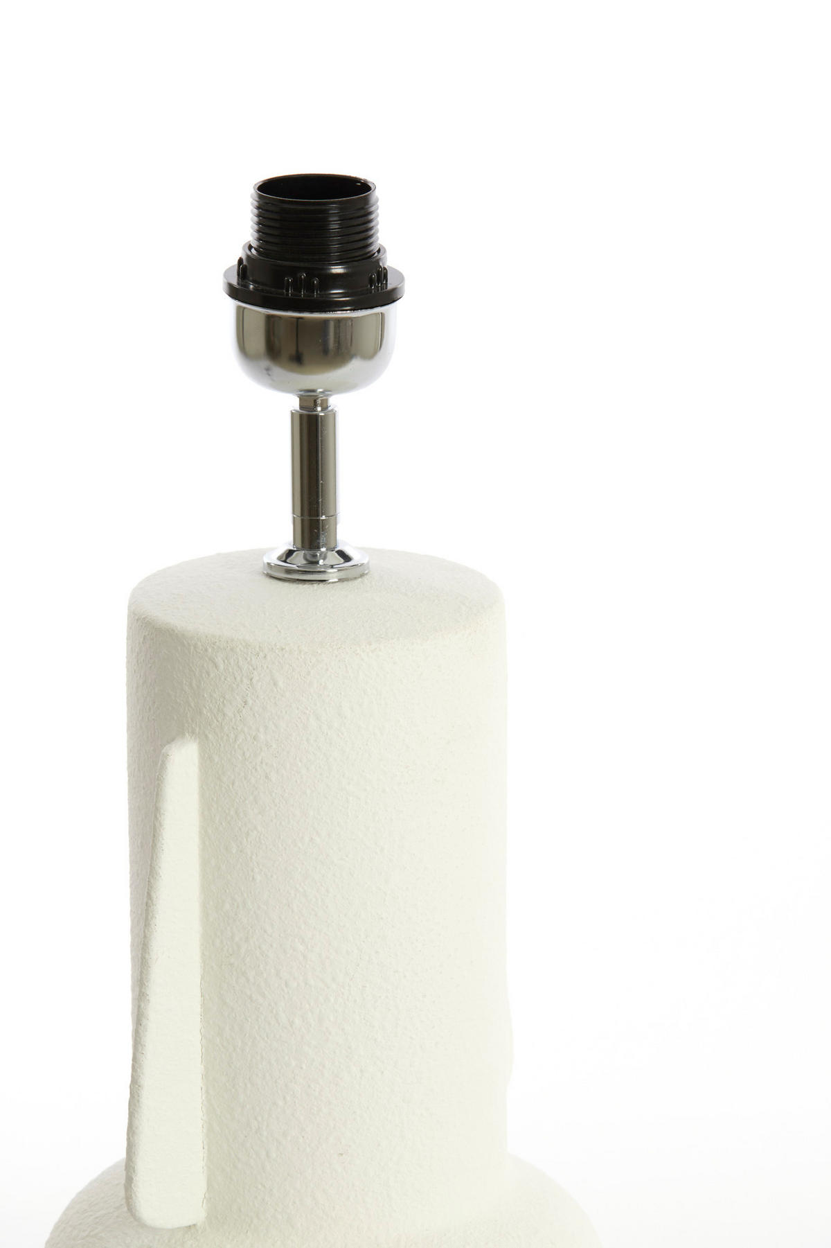 LAMPENFUSS Mataram Weiß Ø19,5/47 cm - Braun, Keramik (19.5/19.5/47cm) - Light & Living