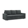 SOFA Neo mit gerader Armlehnen dunkelgrau - Dunkelgrau, Textil (220/92/92cm) - SIMKAM Furniture