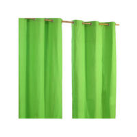 ÖSENVORHANG blickdicht 2er-Set, 117/137 cm - Limette, Textil (117/137cm) - Homescapes