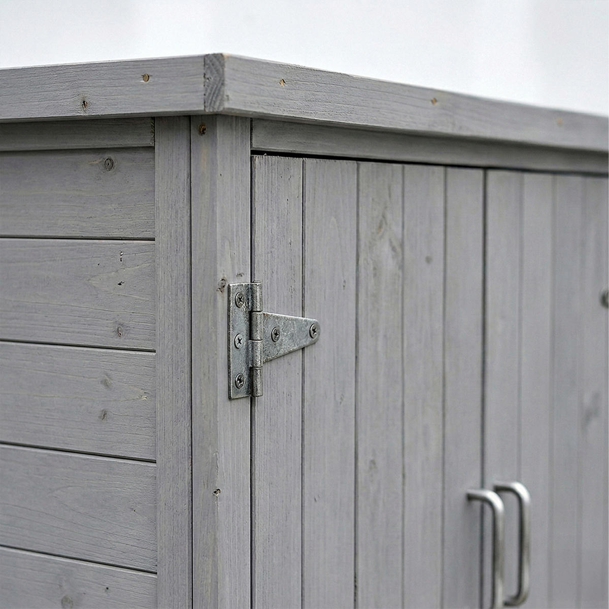 PFLANZTISCH - Grau, Holz/Metall (40/75/90cm) - Relaxdays