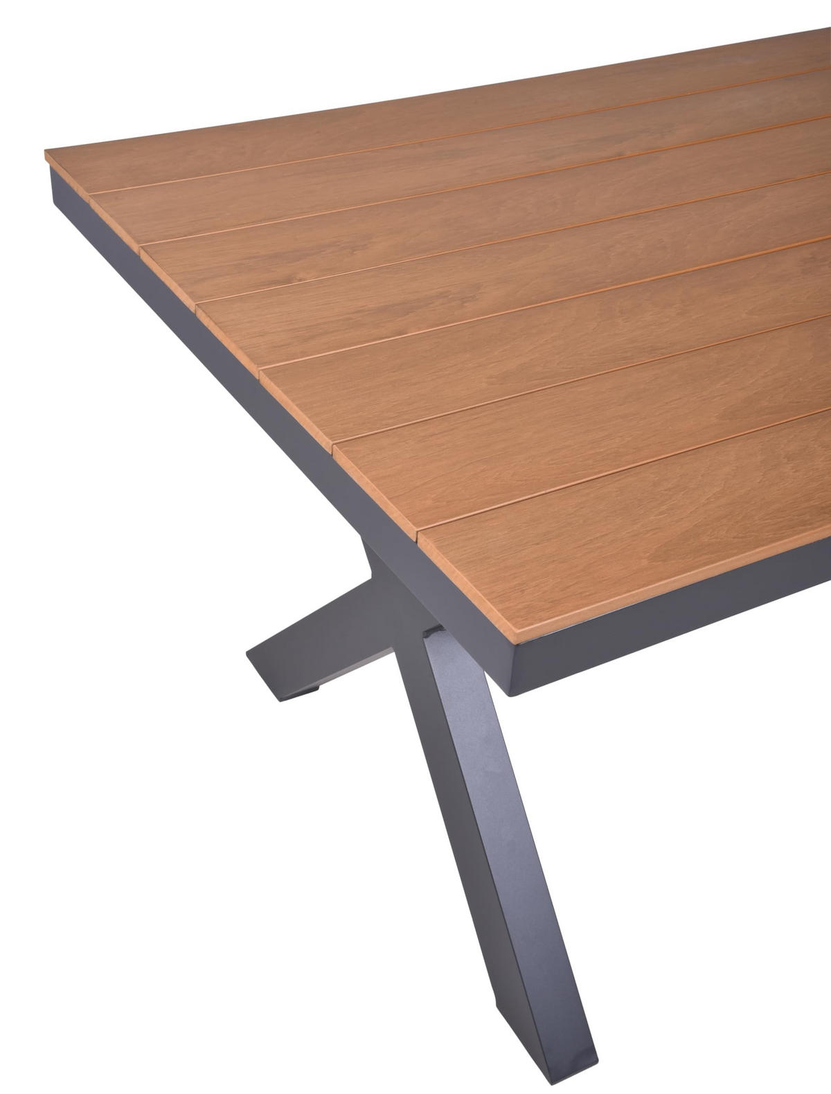 GARTENTISCH Kim Terrassentisch - Braun, Kunststoff (173/93.5/75cm) - DELUKE