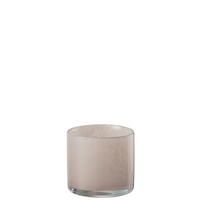 KERZENHALTER JADE - Glas - Rosa - S - Pink, Glas (8.5/8.5cm) - J-Line