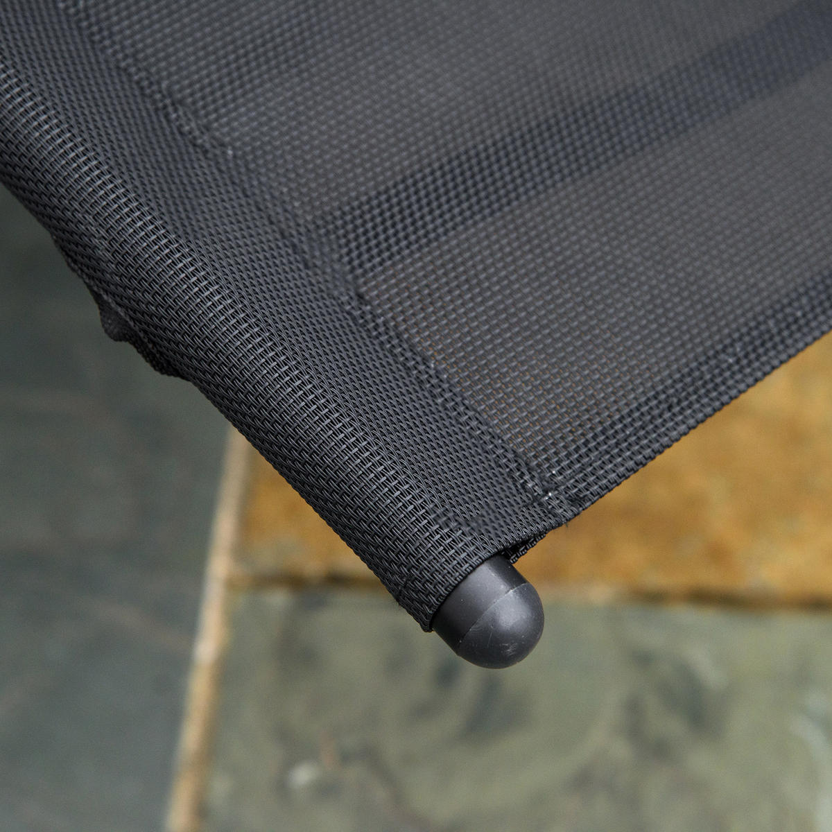 GARTENSCHAUKELSTUHL DE-15237 Schwarz - Schwarz, Metall (160/88/63cm) - ComfortXL