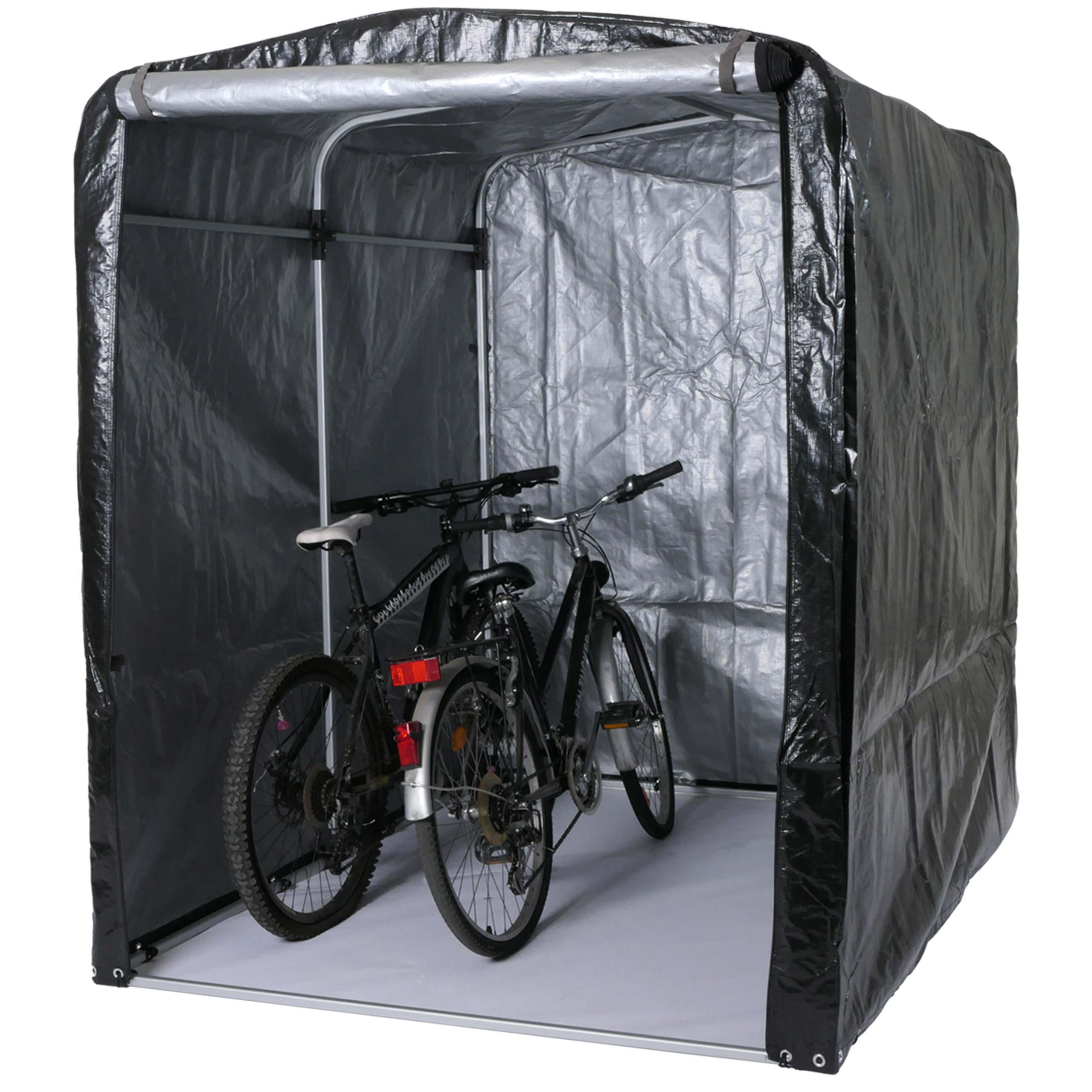 FAHRRADGARAGE 201x157x201cm Anthrazit - Anthrazit, Kunststoff (157/201/201cm) - PROREGAL