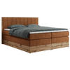 BOXSPRINGBETT BELLISSIMO KING 180/200 Orange Struktur - H3 - Orange, Holz/Textil (180/200cm) - MKS
