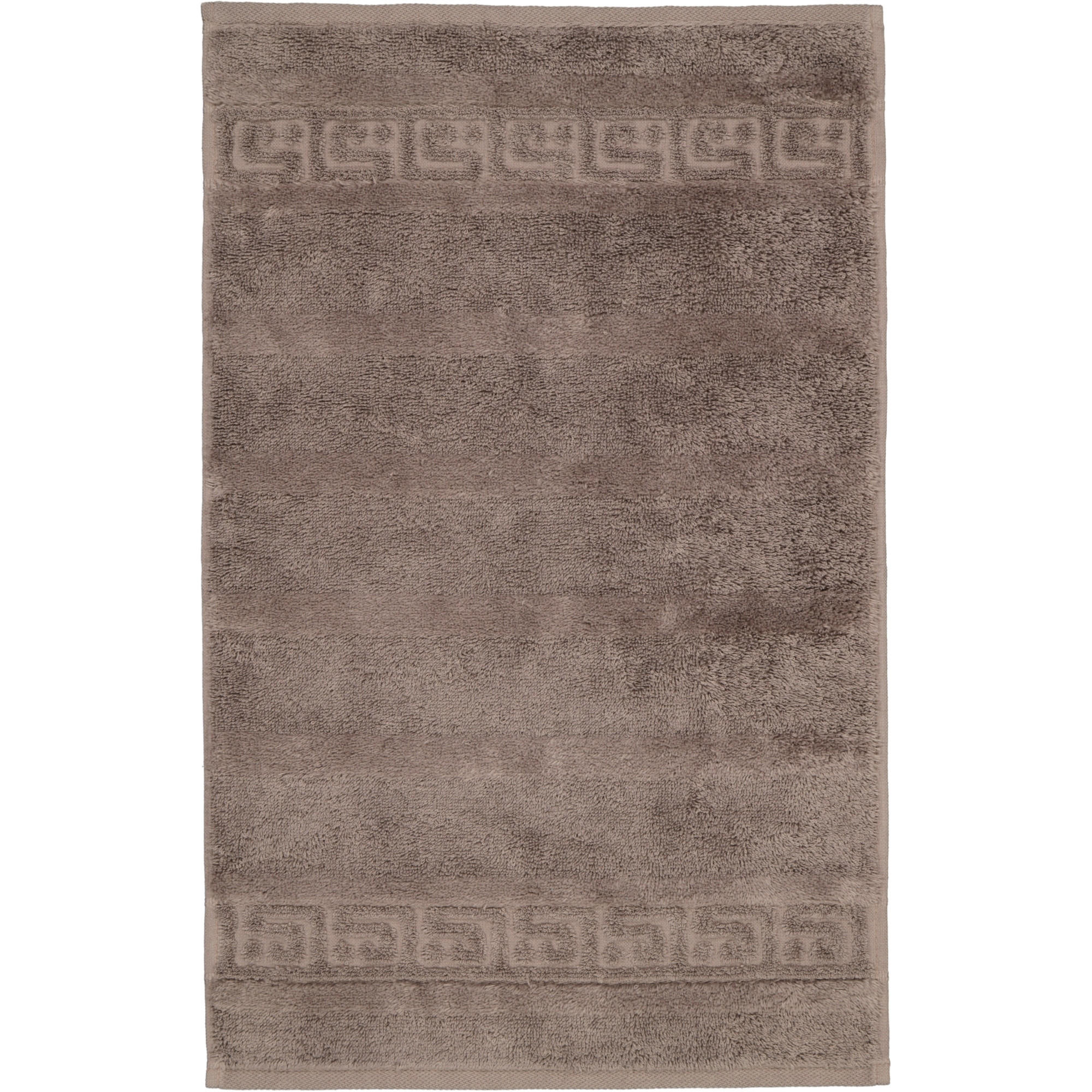 GÄSTETUCH NOBLESSE UNI 1001 WALNUSS - 348 - Braun, Textil (30/50cm) - Cawoe