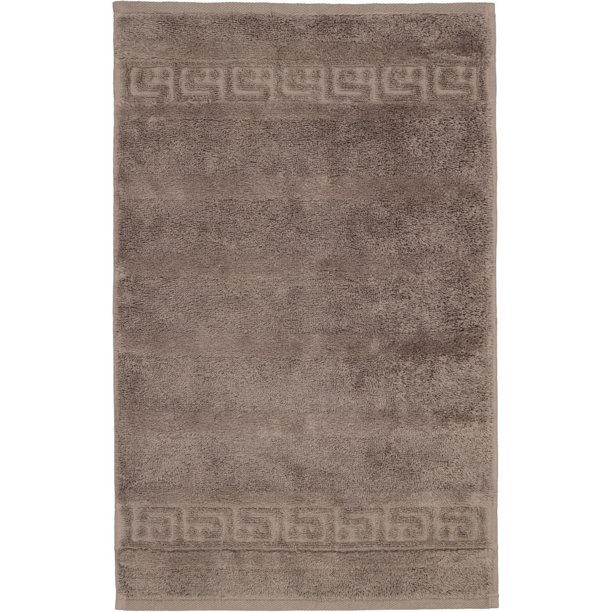GÄSTETUCH NOBLESSE UNI 1001 WALNUSS - 348 - Braun, Textil (30/50cm) - Cawoe