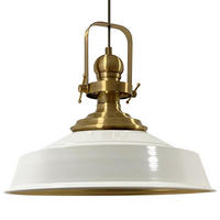 PENDELLEUCHTE Asletl 41/38 cm - Weiß, Metall (38/41/160cm) - Bamyum