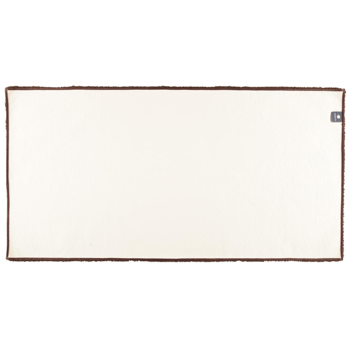 BADTEPPICHE SQUARE MOCCA - 406 - Braun, Textil (80/160cm) - Rhomtuft