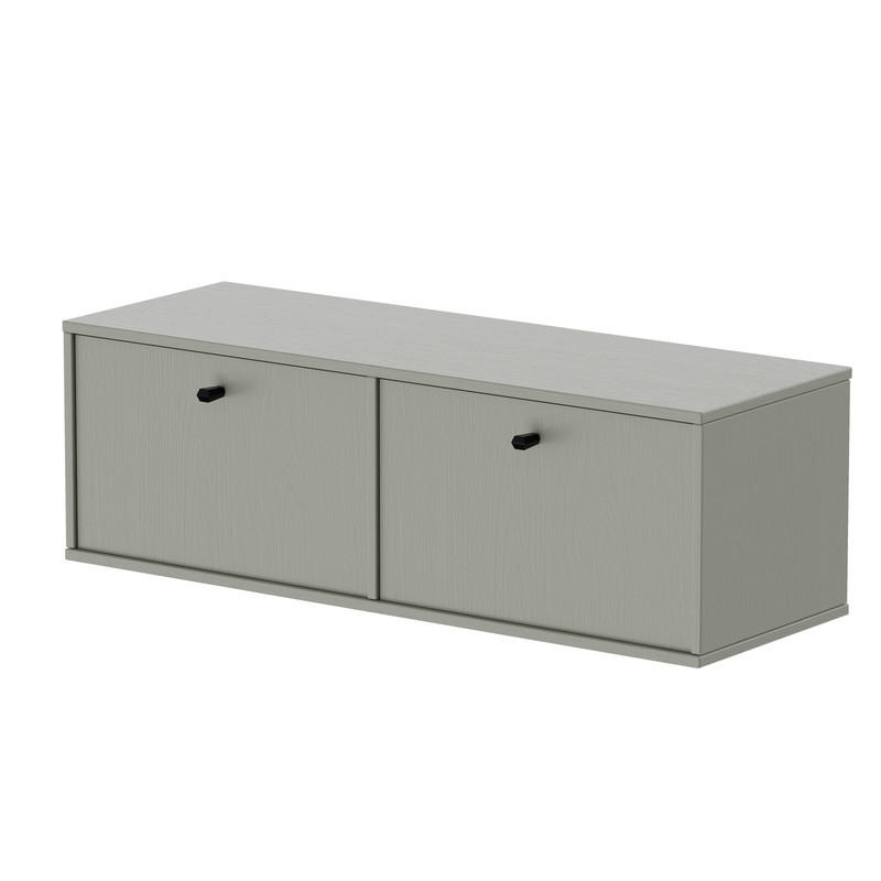 Idohome Tv-Lowboard Eukalyptusholz 121x35x40.5 cm