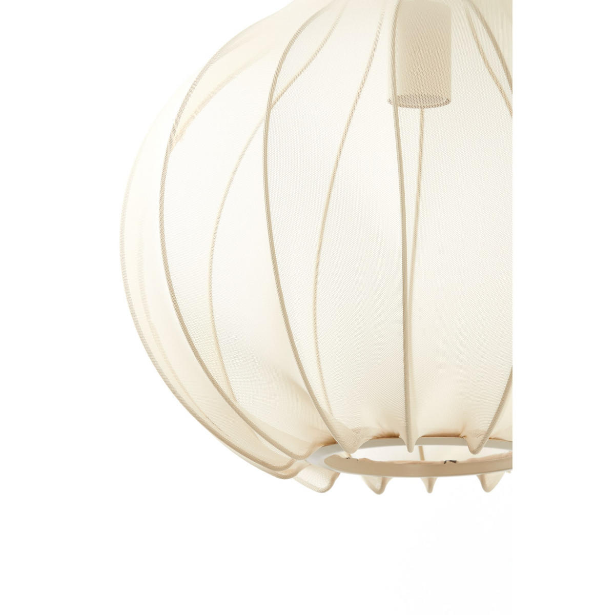 PENDELLEUCHTE Elati Braun 39/39/42 cm - Braun, Textil (39/39/42cm) - Light & Living