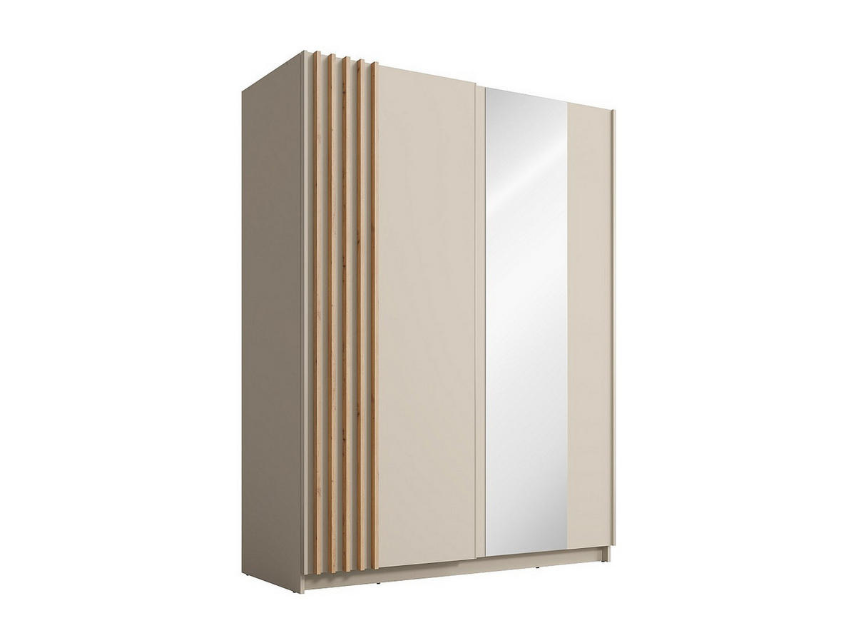KLEIDERSCHRANK - 150.6 x 62 - holz - beige Calela - Beige, Holz (150.6/198.5/62cm) - Vente-Unique