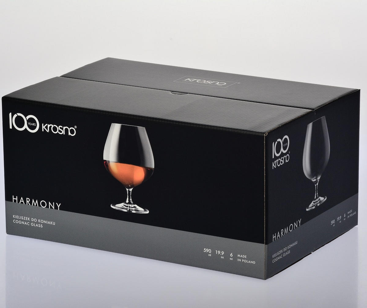 COGNACGLÄSER, 6er-Set, 590 ml - Transparent, Glas (0.59L) - Krosno Glass