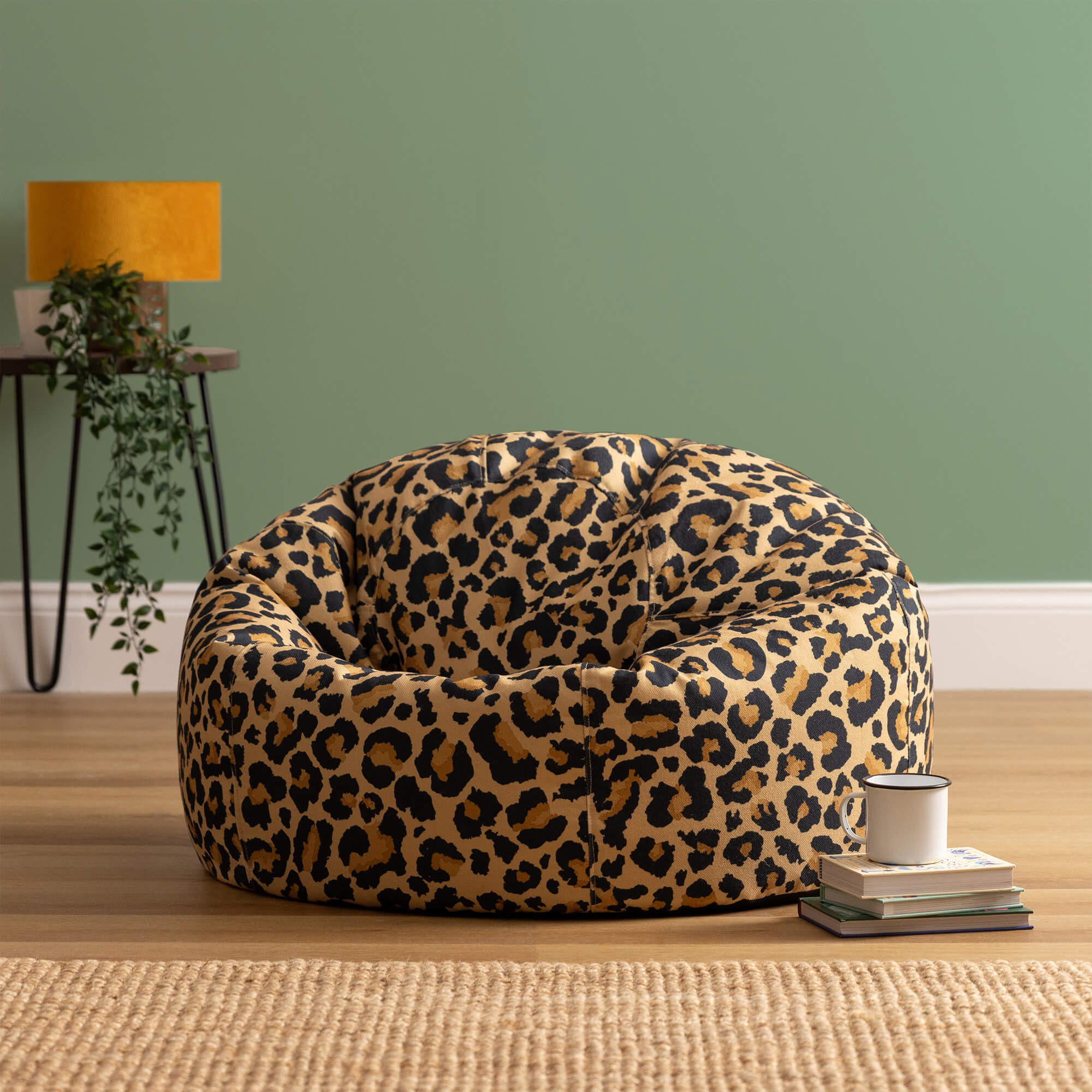 SITZSACK Kingston Leopard - Multicolor, Textil (85/50/85cm) - icon