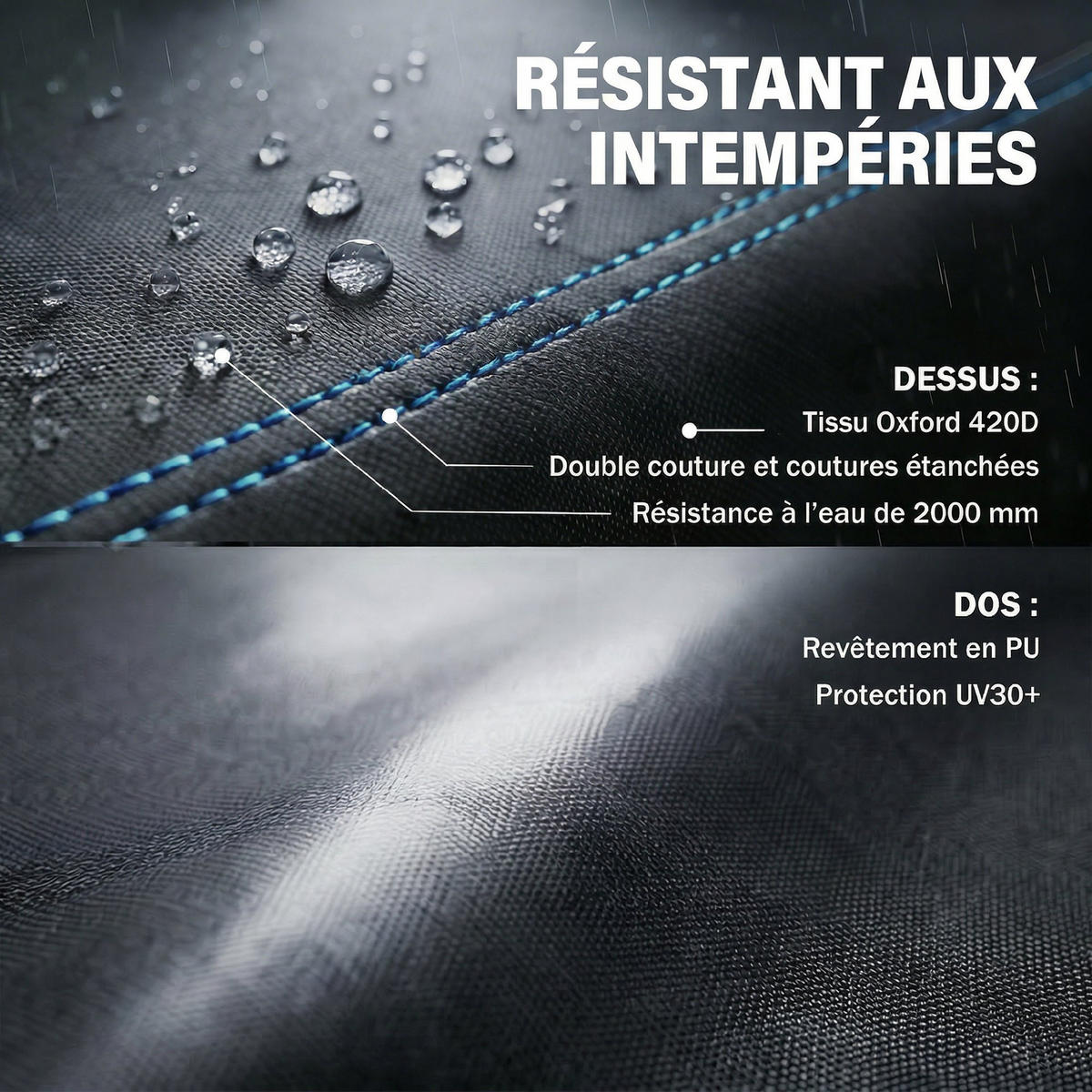 SCHUTZHÜLLE Schwarz 1 Stück - Schwarz, Kunststoff/Textil (180/74/120cm) - GiPP