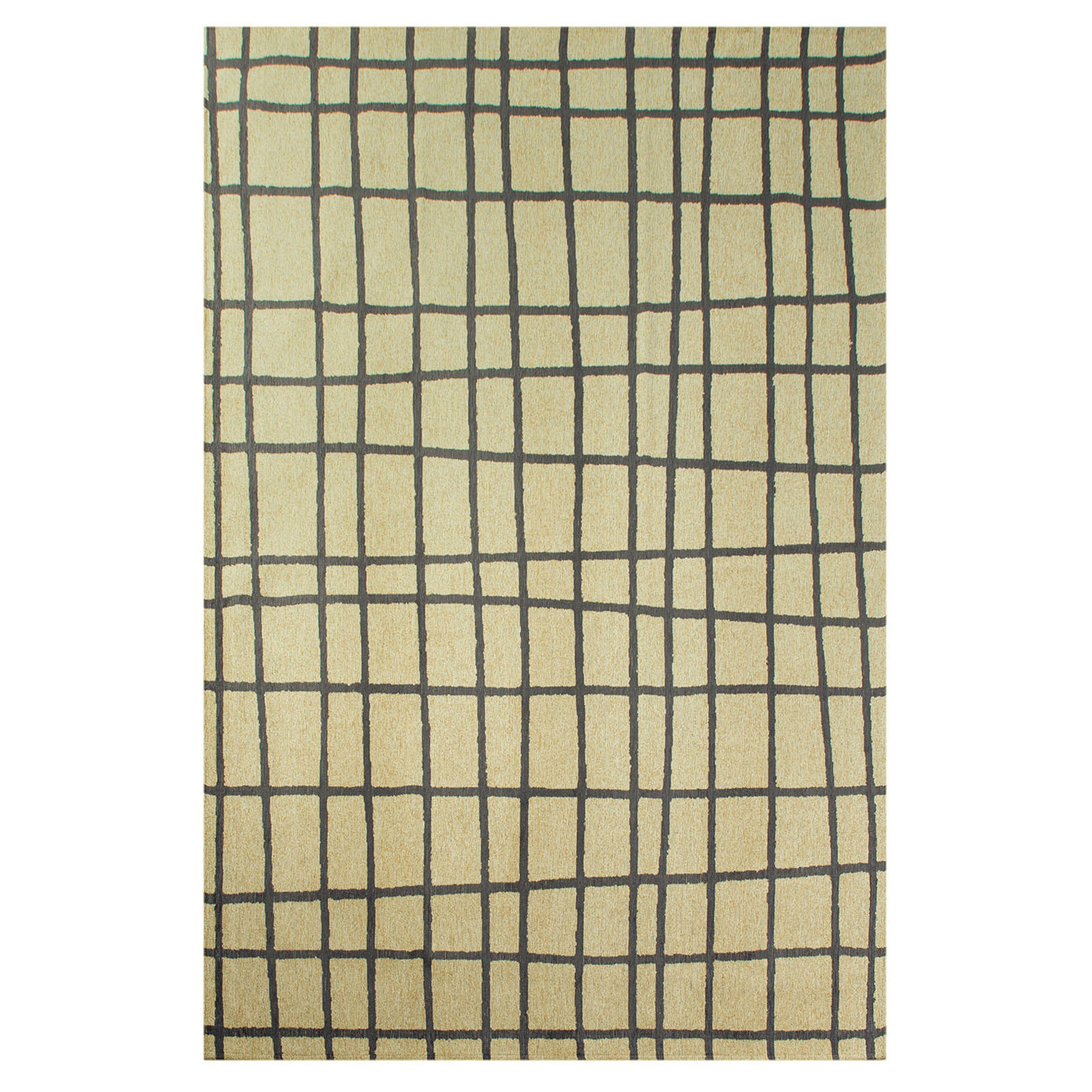 TEPPICH Caro Creamy Black 170/240 cm - Grau, Textil (170/240cm) - Lola&Moi