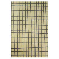TEPPICH Caro Creamy Black 170/240 cm - Grau, Textil (170/240cm) - Lola&Moi
