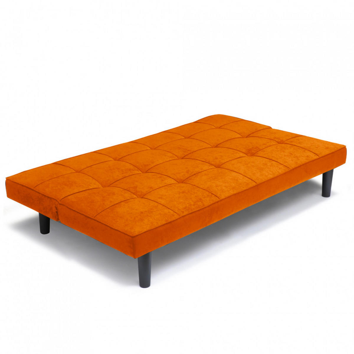 2-SITZER Sofabett Giada - Orange - Orange, Textil (179/76/91cm) - Pasmara
