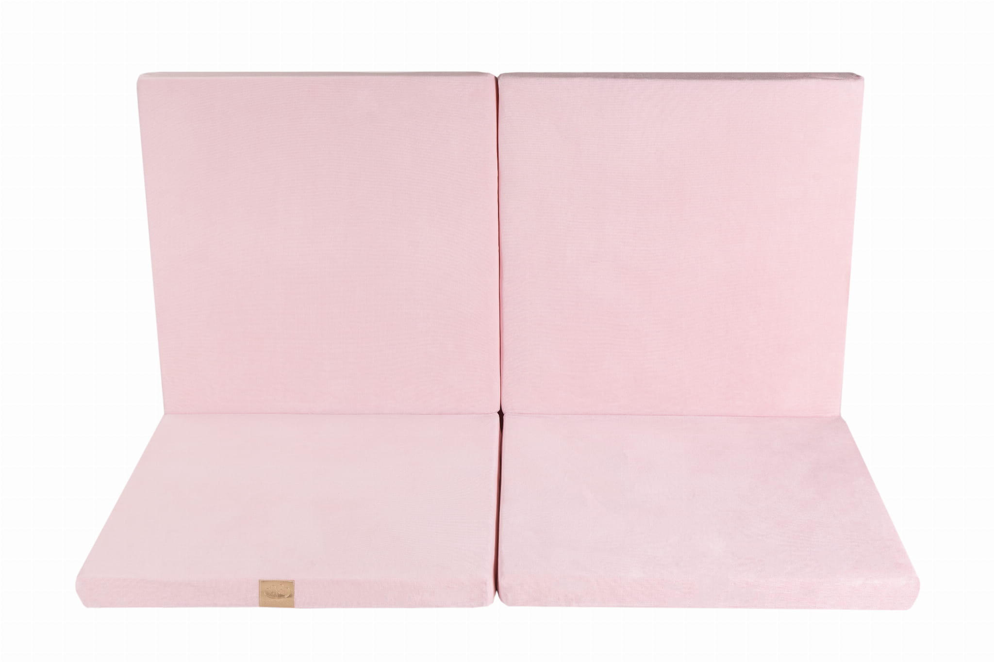 SPIELMATTE für Kinder, Quadratt, Samt, Hellrosa - Pink, Textil (120/120cm) - MeowBaby