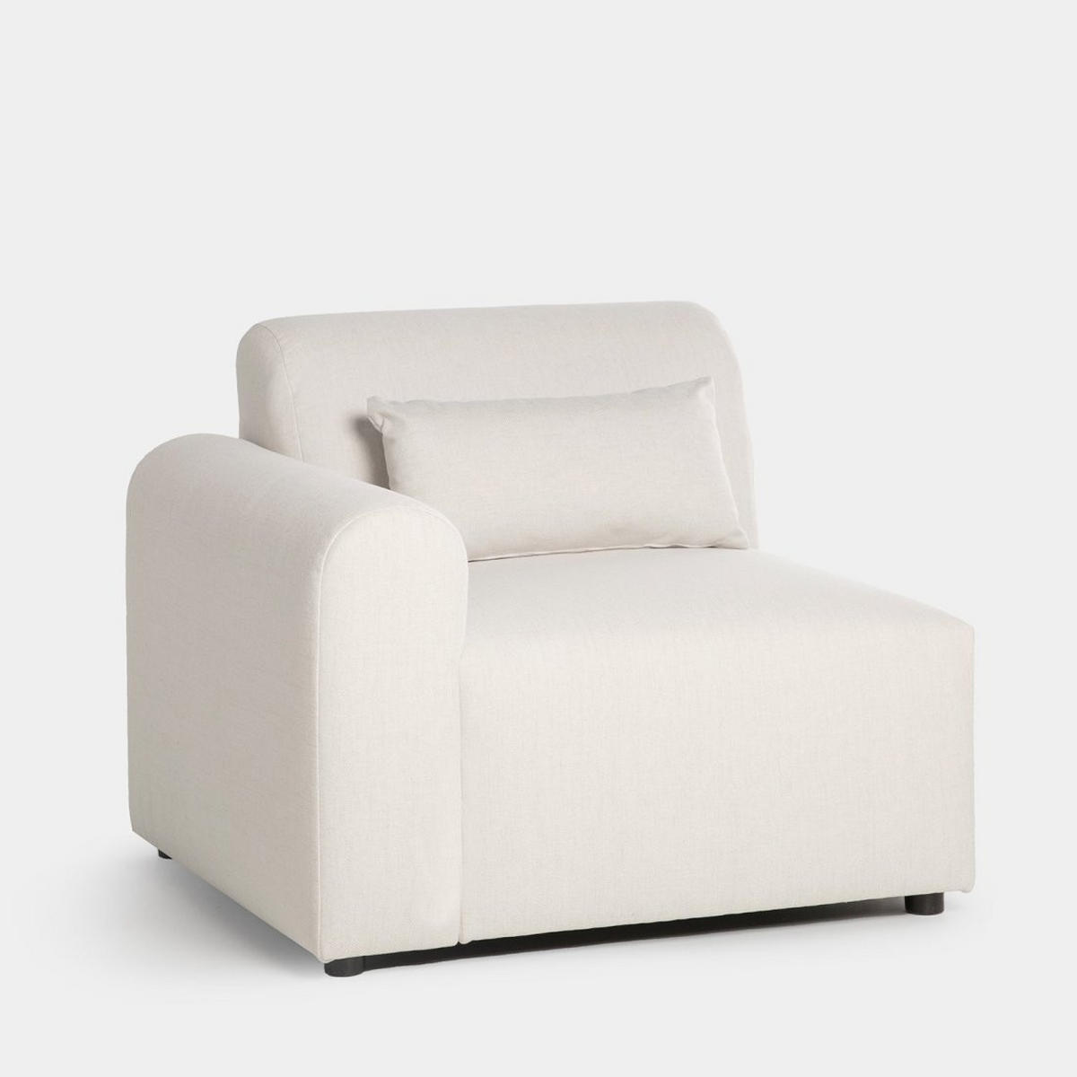 SOFA MODULARES Cillian Beige 100 cm x 87 cm - Beige, Textil (100/87/90cm) - Klast Home