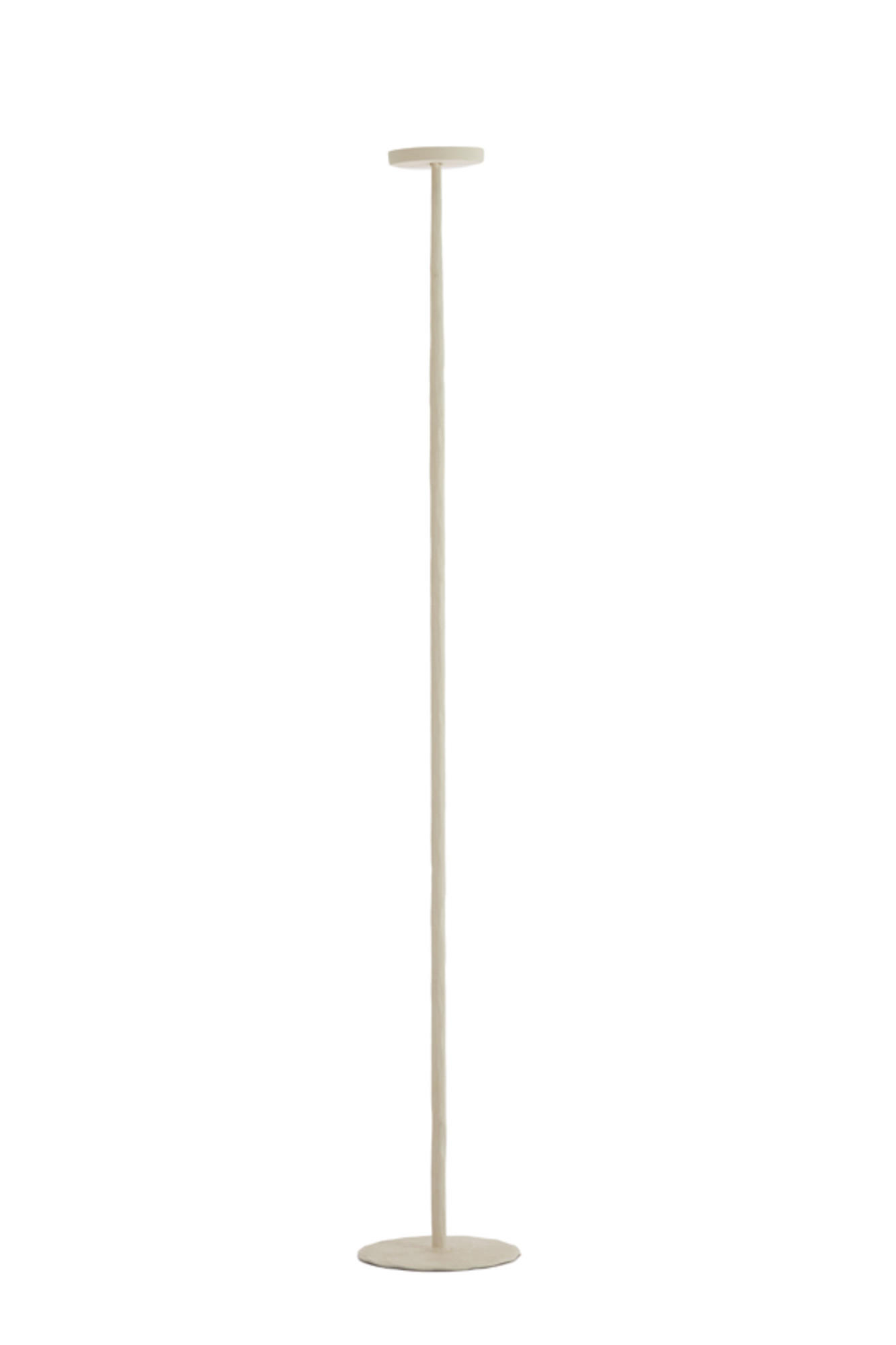 KERZENSTÄNDER Esine Weiß Ø18/120 cm - Weiß, Metall (18/120/18cm) - Light & Living