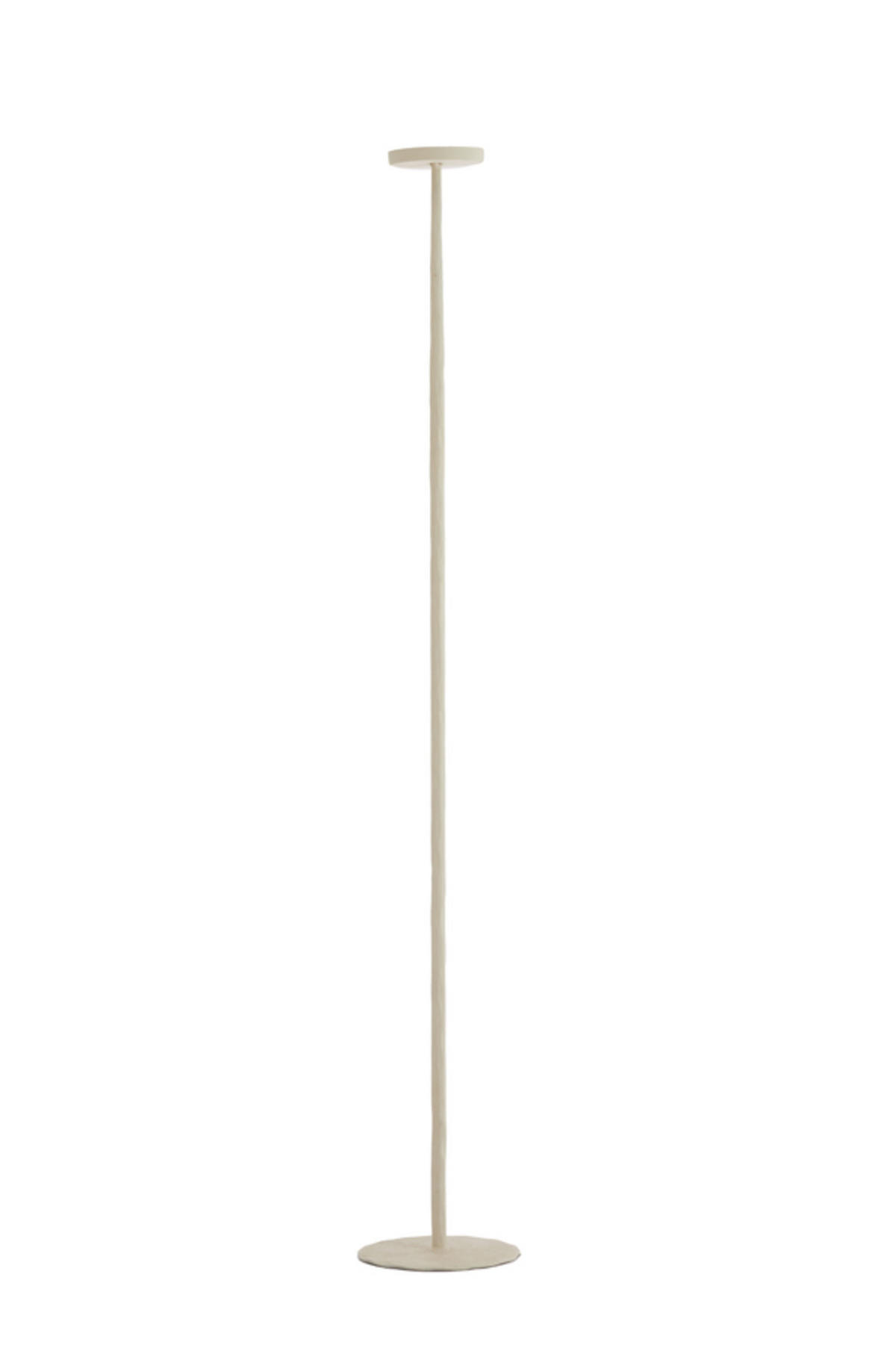 KERZENSTÄNDER Esine Weiß Ø18/120 cm - Weiß, Metall (18/120/18cm) - Light & Living