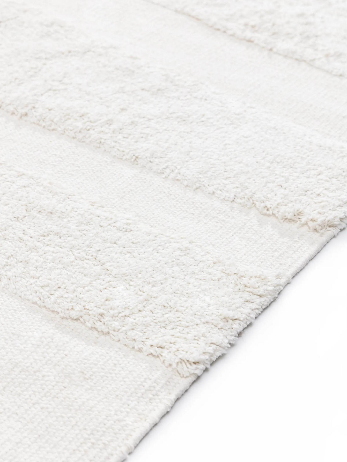 BAUMWOLLTEPPICH Isla Cream 160x230 cm - Creme, Textil (160/230cm) - benuta Pop