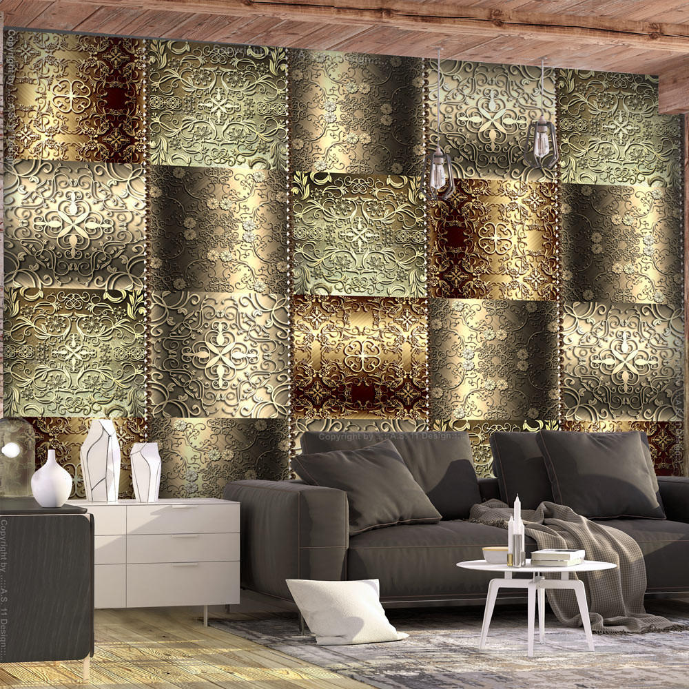 VLIESTAPETE Gold 250/175 cm - Goldfarben, Textil (250/1cm) - KUNSTLOFT