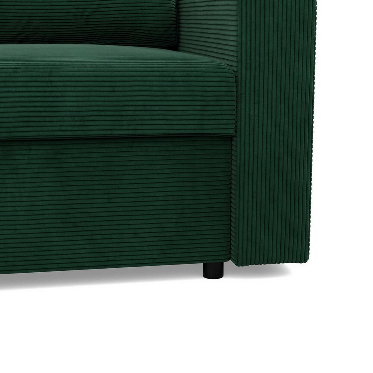 SOFA Neo mit gerader Armlehnen grün - Grün, Textil (148/90/87cm) - SIMKAM Furniture