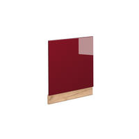 FRONTBLENDE Fame-Line Bordeaux Hochglanz 60 cm ohne AP - Honigeiche/Bordeaux, Holzwerkstoff (60/67.4/1.6cm) - Vicco
